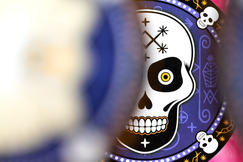 Discos de flores del juego Skull